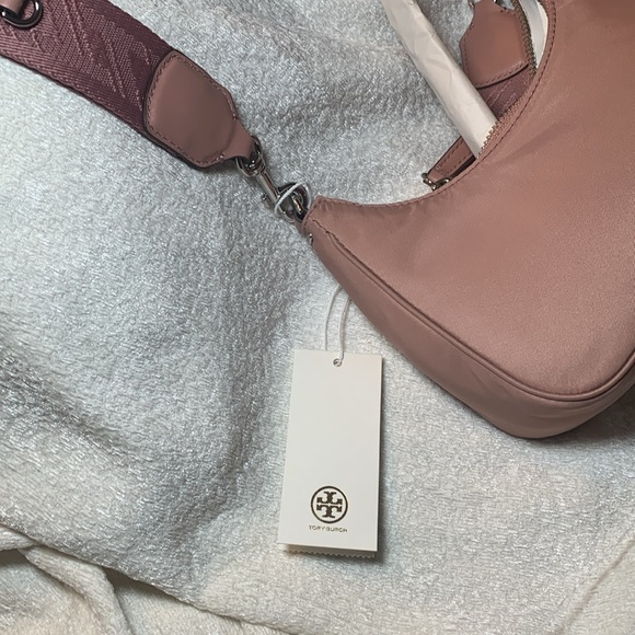 Tory Burch 151 Mercer Small Crescent Bag - Picture 7 of 8